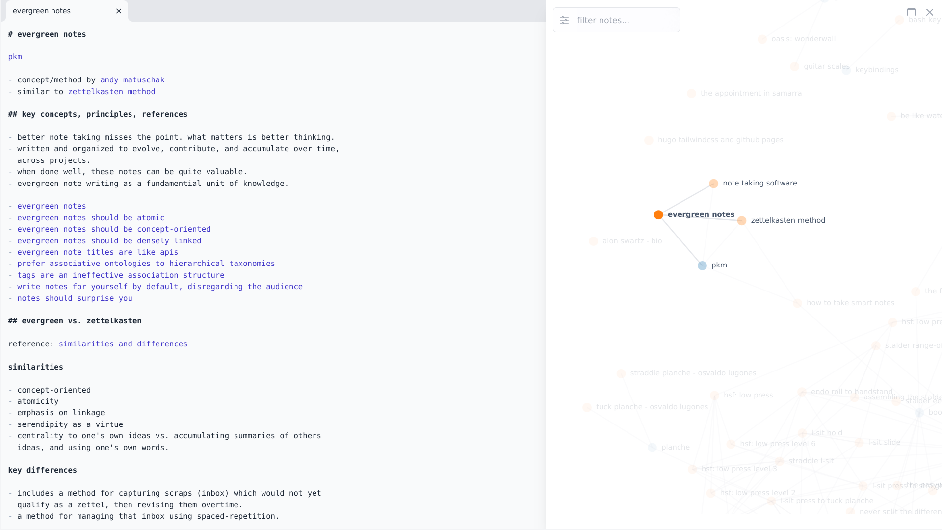 image: force graph overlay